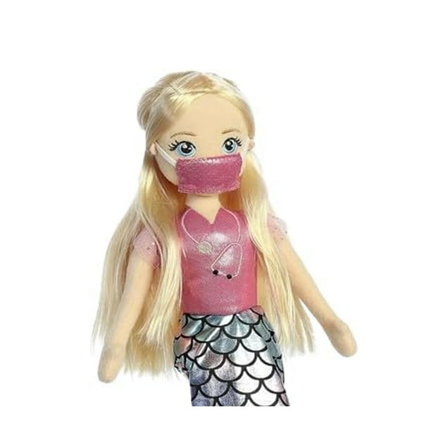 Aurora Sea Sparkles 18" Doctor Sparkles Rose Doll Plushie