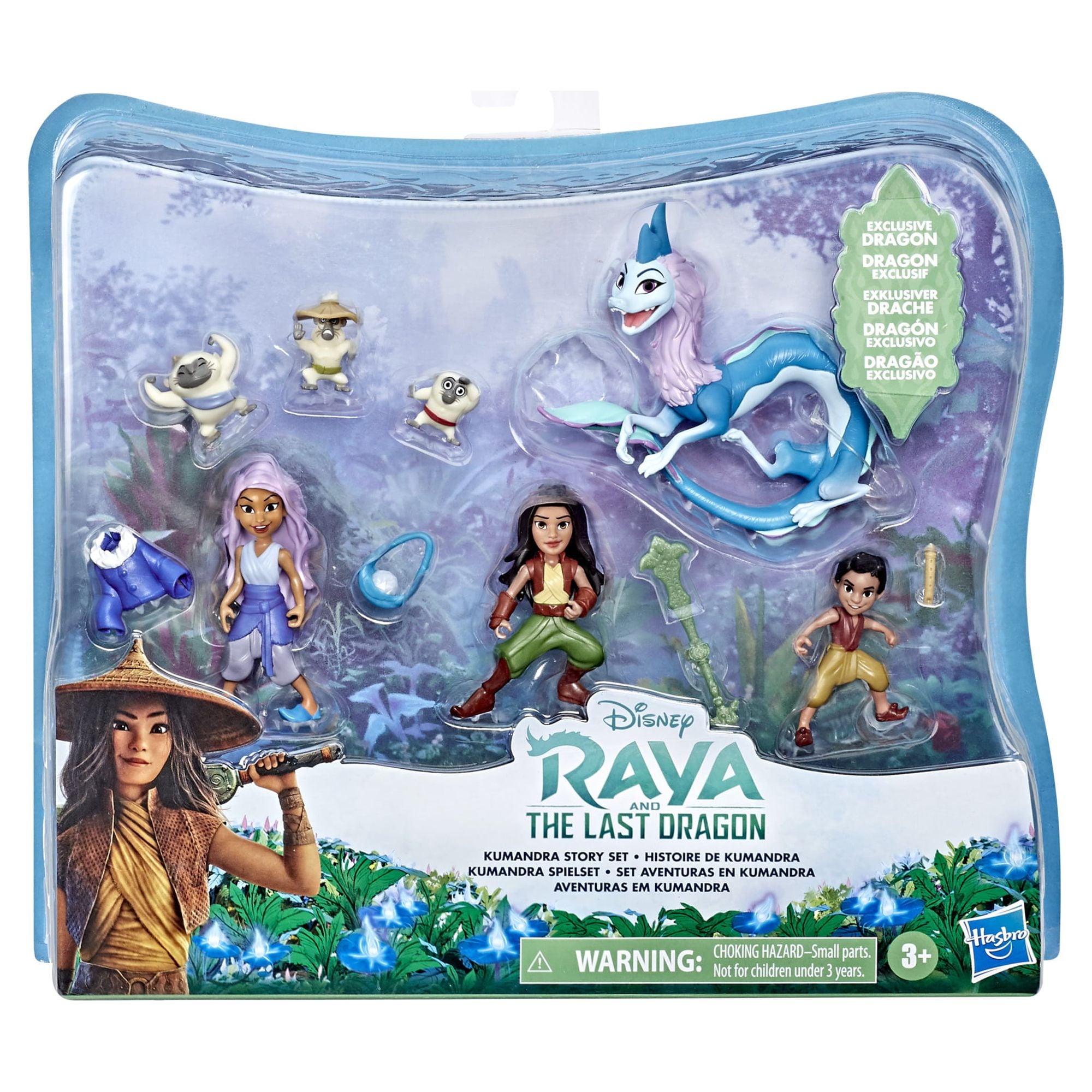 Disney's Raya and the Last Dragon Kumandra Exclusive Doll Play Set, Includes Accessories