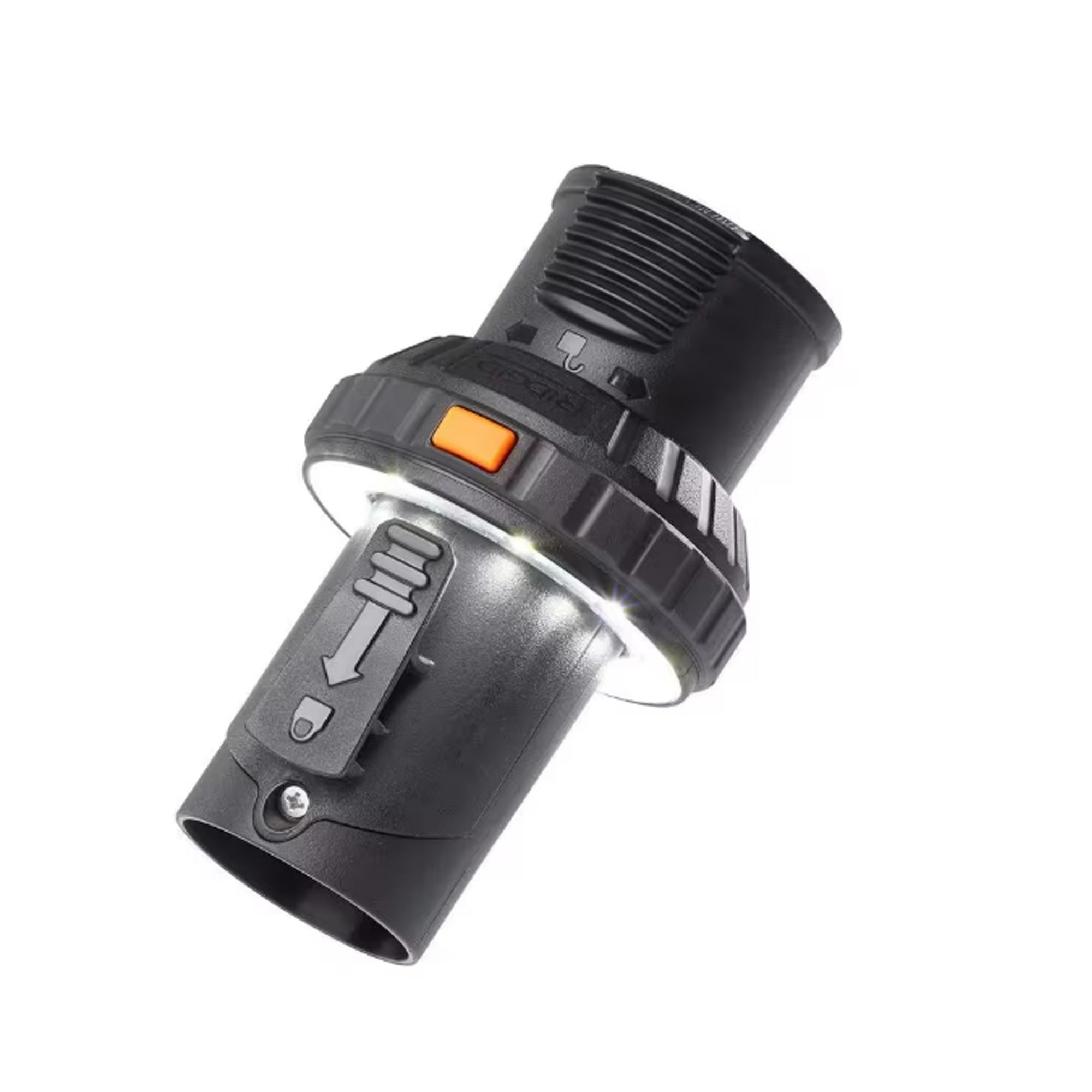 1-7/8 in. LED Lighted Passthrough Accessory Cuff Shop Vac Attachment for RIDGID Wet Dry Vacuum Hoses and Wands