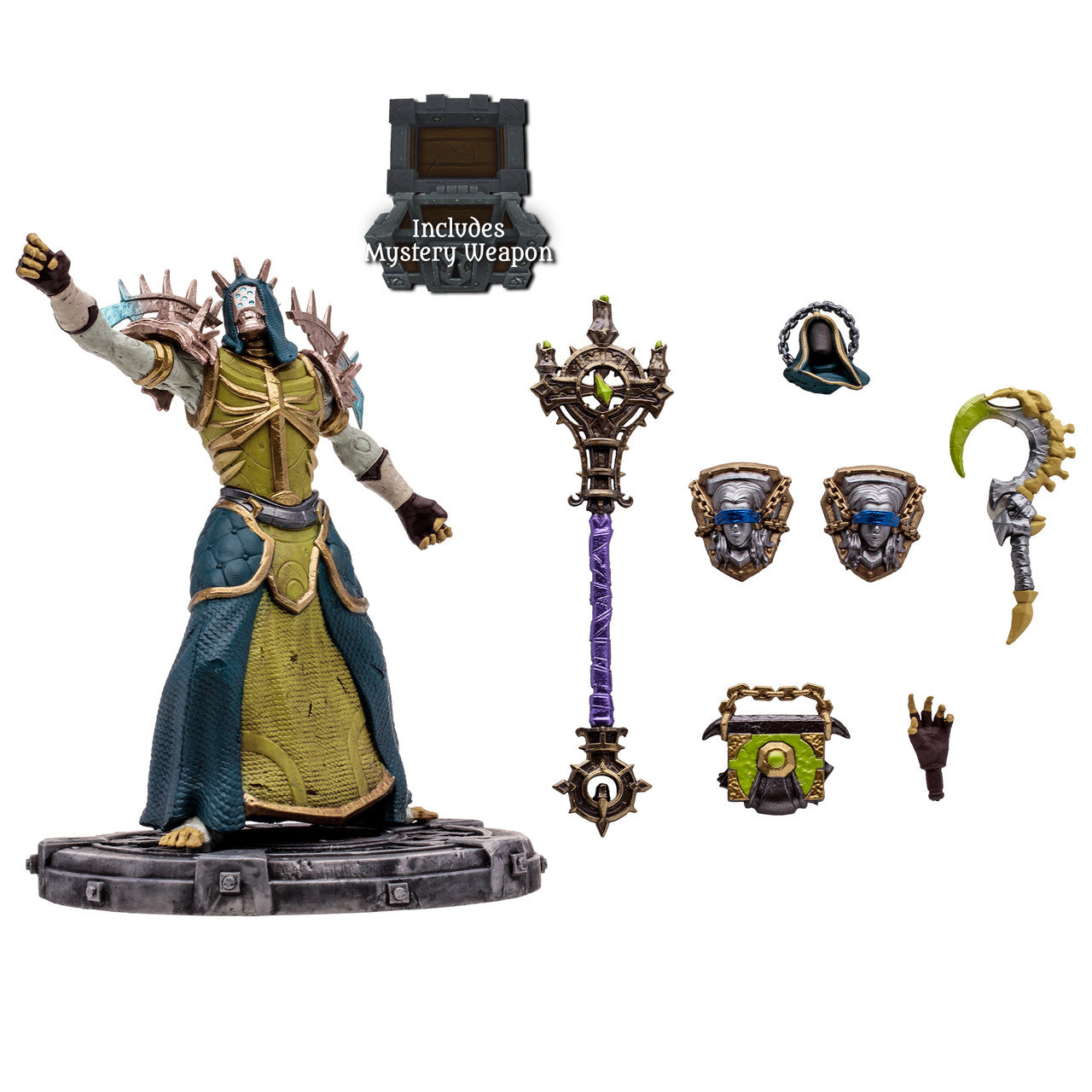 Undead Priest/Warlock: Common (World of Warcraft) 1:12 Scale Posed Figure