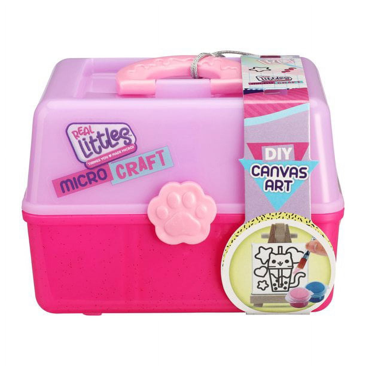 REAL LITTLES - Collectible Micro Craft, Mini Craft Box with 1 OF 6 Different Micro Craft Projects to Make with Micro Working Accessories Inside! Styles May Vary