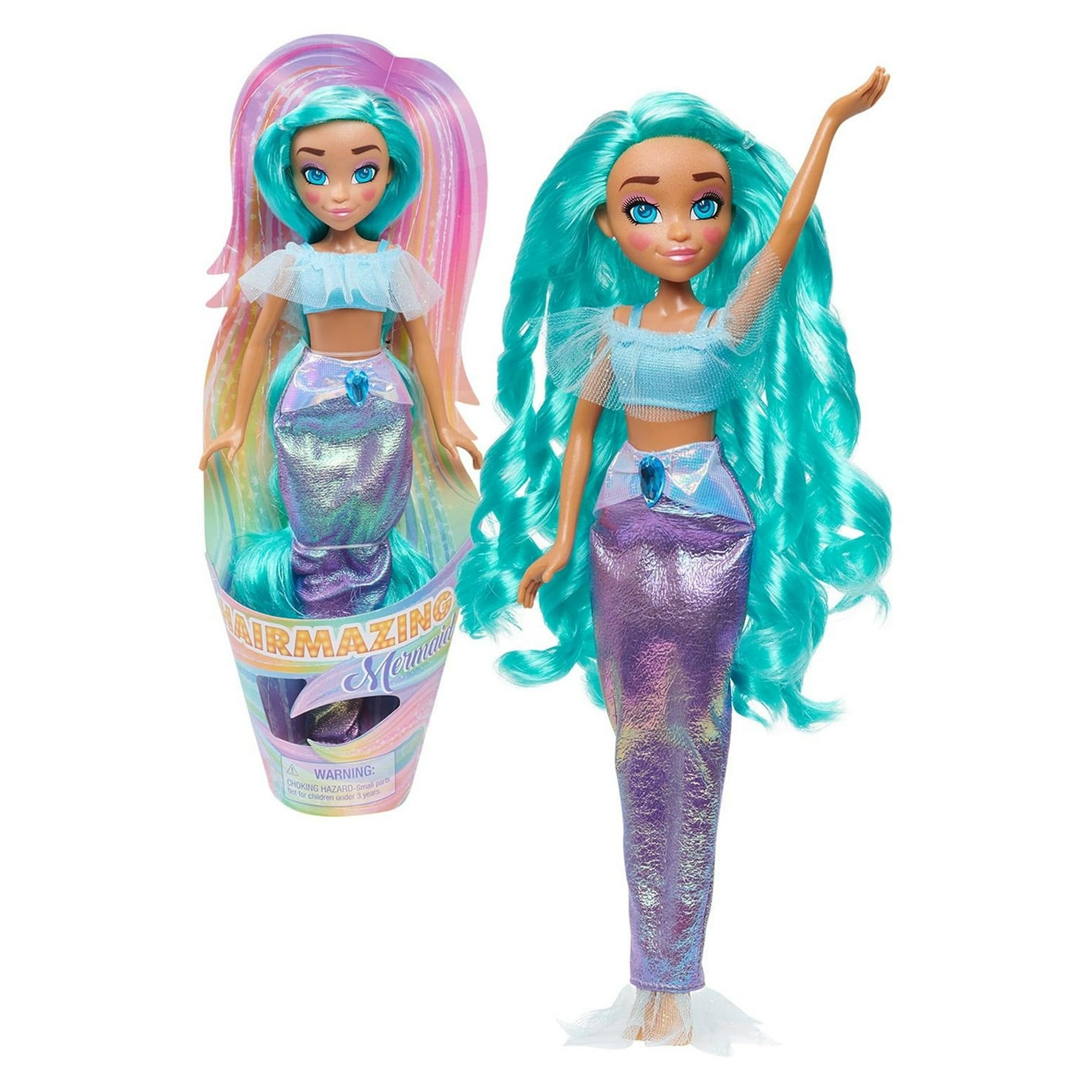 Hairmazing Glimmer & Glam: Collectible Colorful Mermaid Fashion Doll, Ages 3 And Up