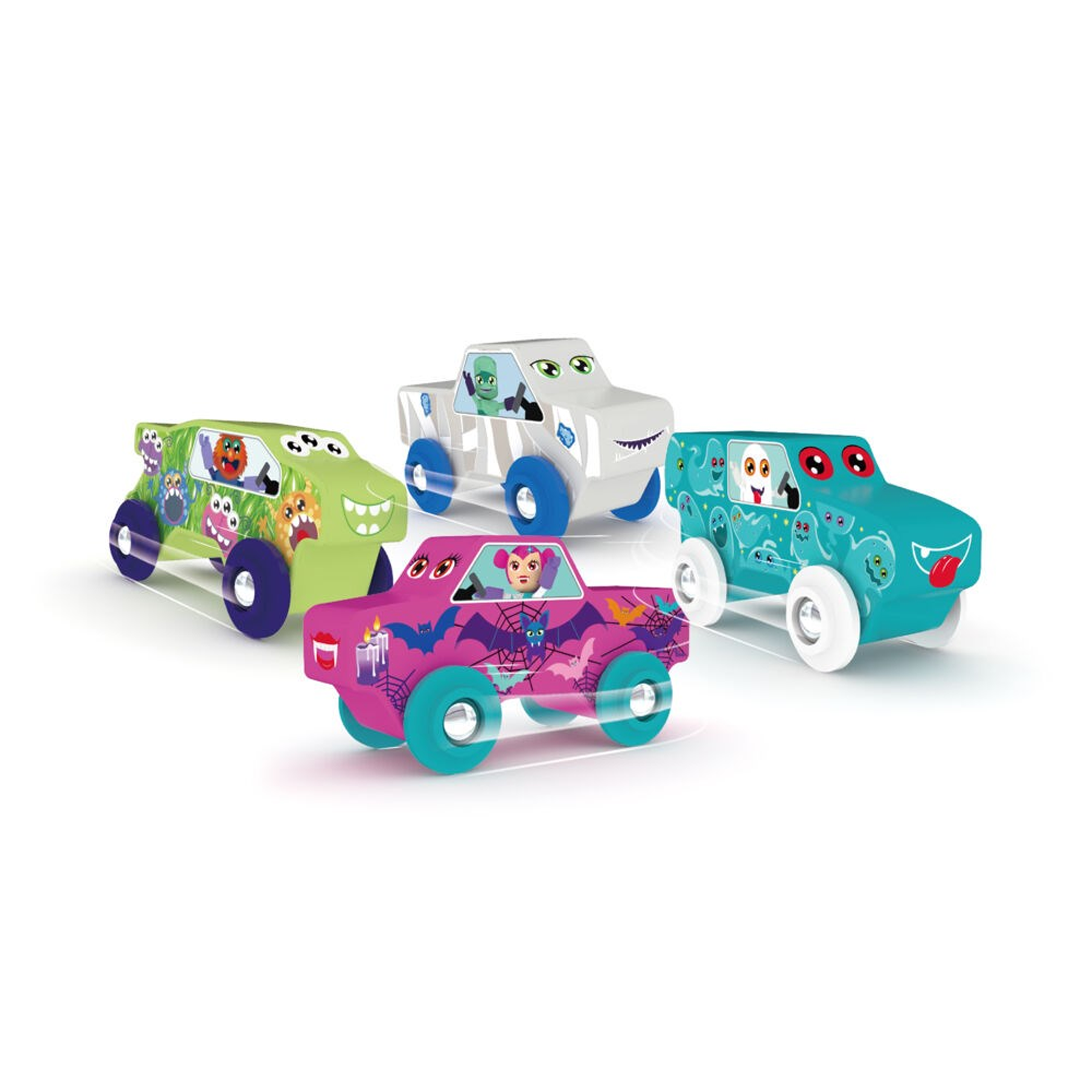 J'adore Paris Nature Wood Toys Sets - Monsters Mobile - Amazing Toys for Toddlers