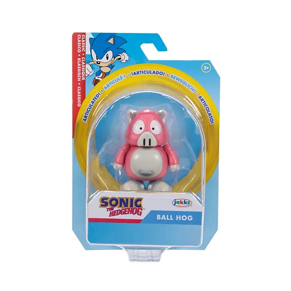 Jakks Pacific Sonic the Hedgehog Ball Hog 2.5" Pink Pig Action Figure