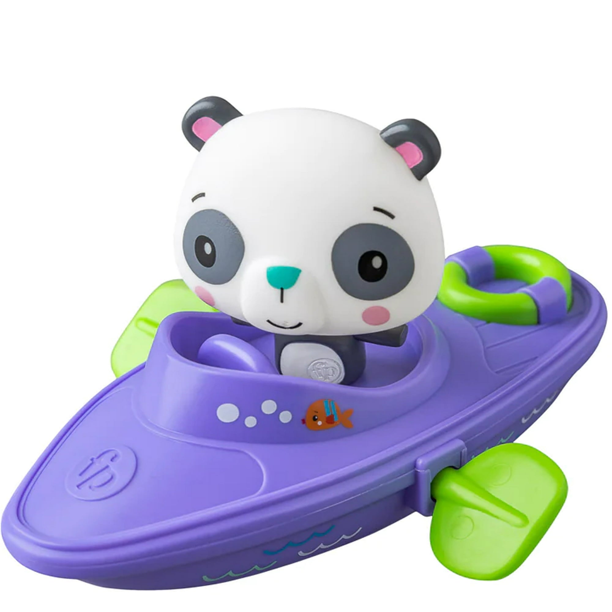 Fisher-Price Wind-Up Paddle Panda Boat, Bath Toys for Toddlers 1-3, Water Toys
