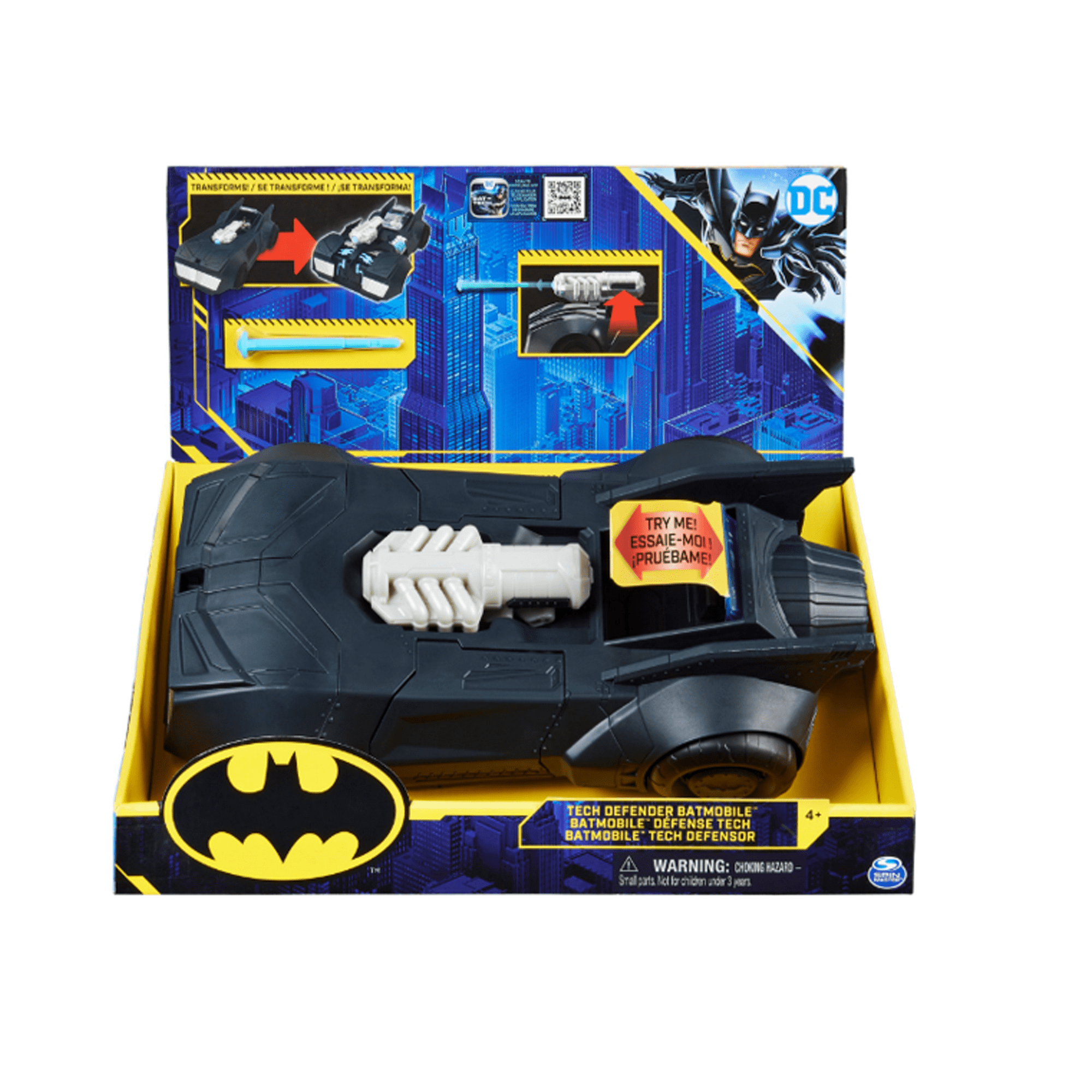 Batman, Tech Defender Batmobile with Blaster Launcher