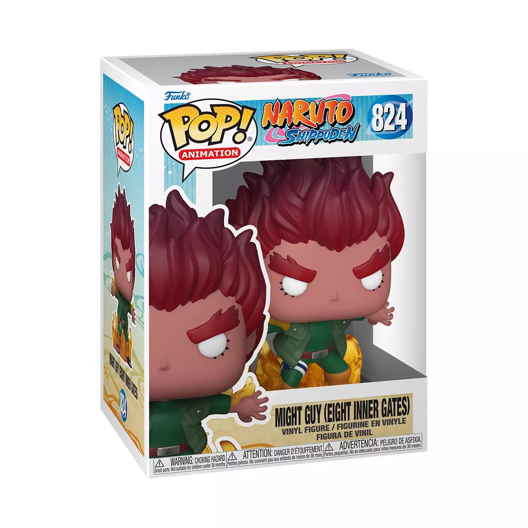 Funko POP! The Eight Inner Gates Animation: Naruto, Might Guy Collectible Bobblehead Figure