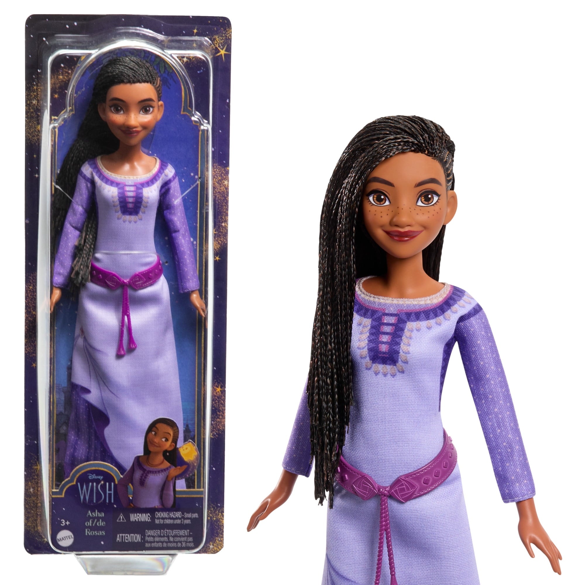 Disney’s Wish Asha of Rosas Posable 11 inch Fashion Doll and Accessories