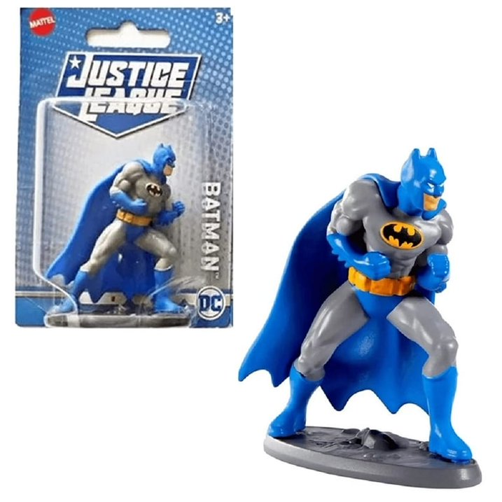 Justice League DC Micro 2" Blue Suit Batt-man Armored Figurine