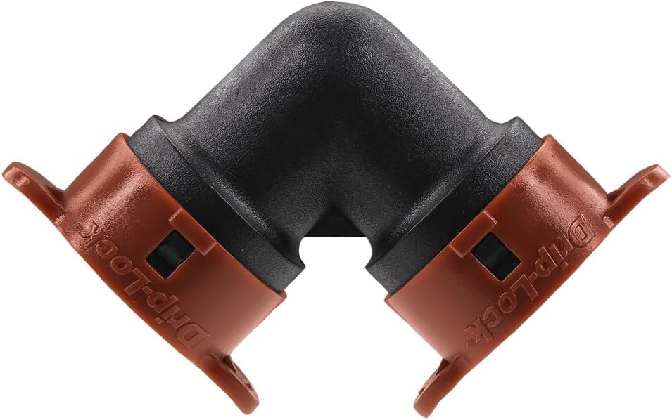 Orbit 67490 1/2” Drip-Lock Irrigation Elbow Polyethylene Push-to-Fit