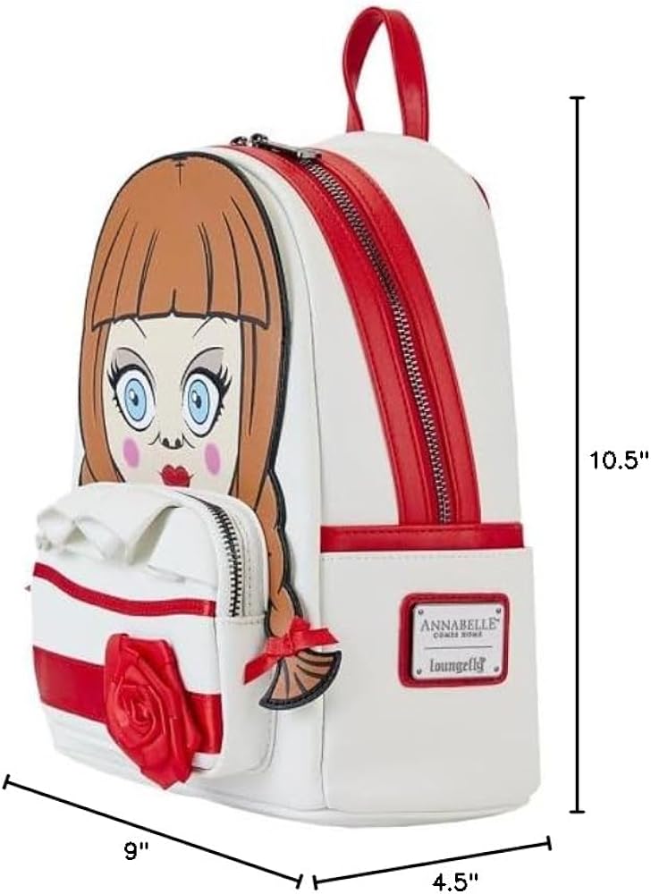 Loungefly: WB Annabelle Cosplay Mini Backpack – Stylish, Compact Design