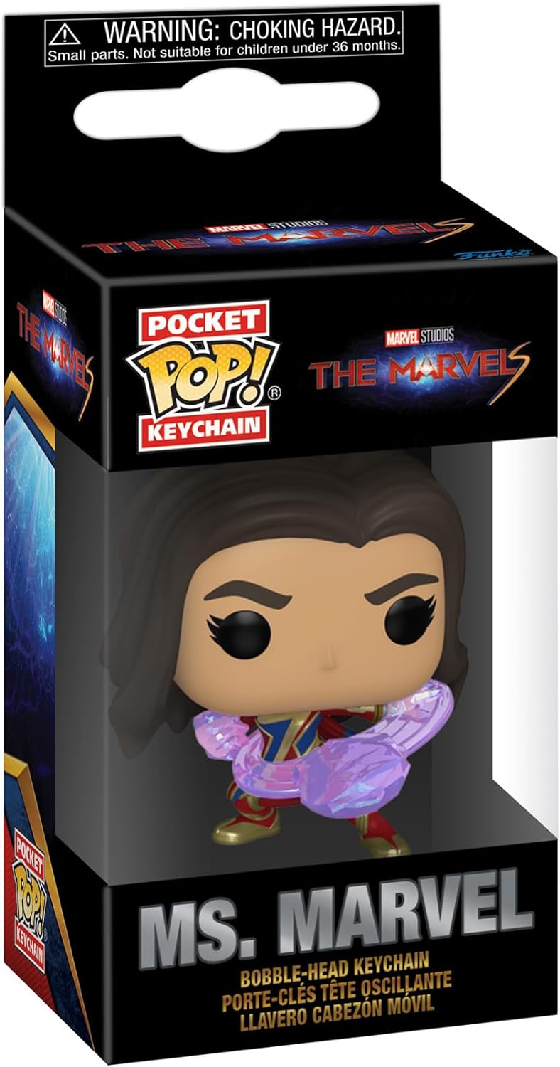 Funko POP! Keychain: The Marvels - Ms. Marvel Novelty Keyring
