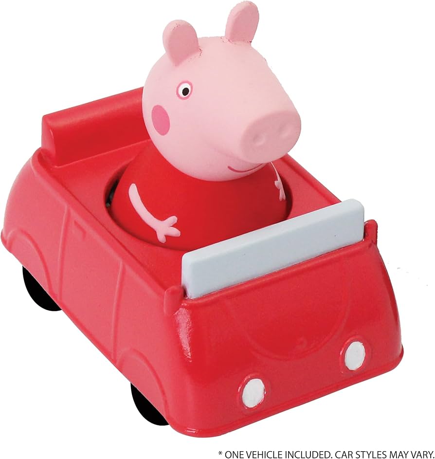Peppa Pig Soft and Durable Felt Kids Play Vehicle, 6.5" x 3.5" x 28"