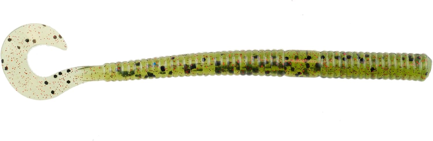 Berkley PowerBait Power Worms Soft Bait - Watermelon Red Glitter - 4in | 10cm - Bass
