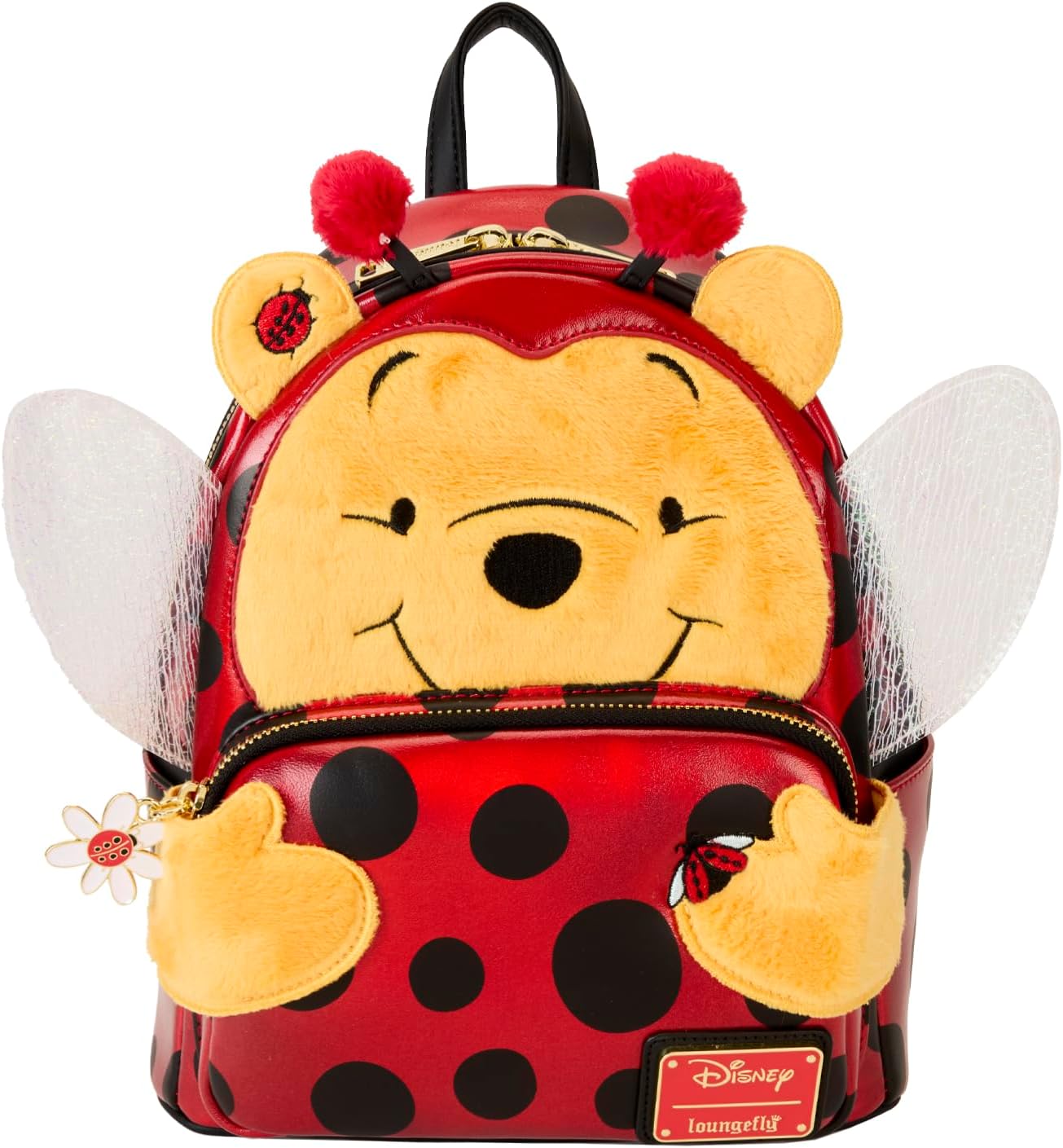 Loungefly: Disney Winnie The Pooh Lady Bug Cosplay Mini Backpack – Stylish, Compact Design