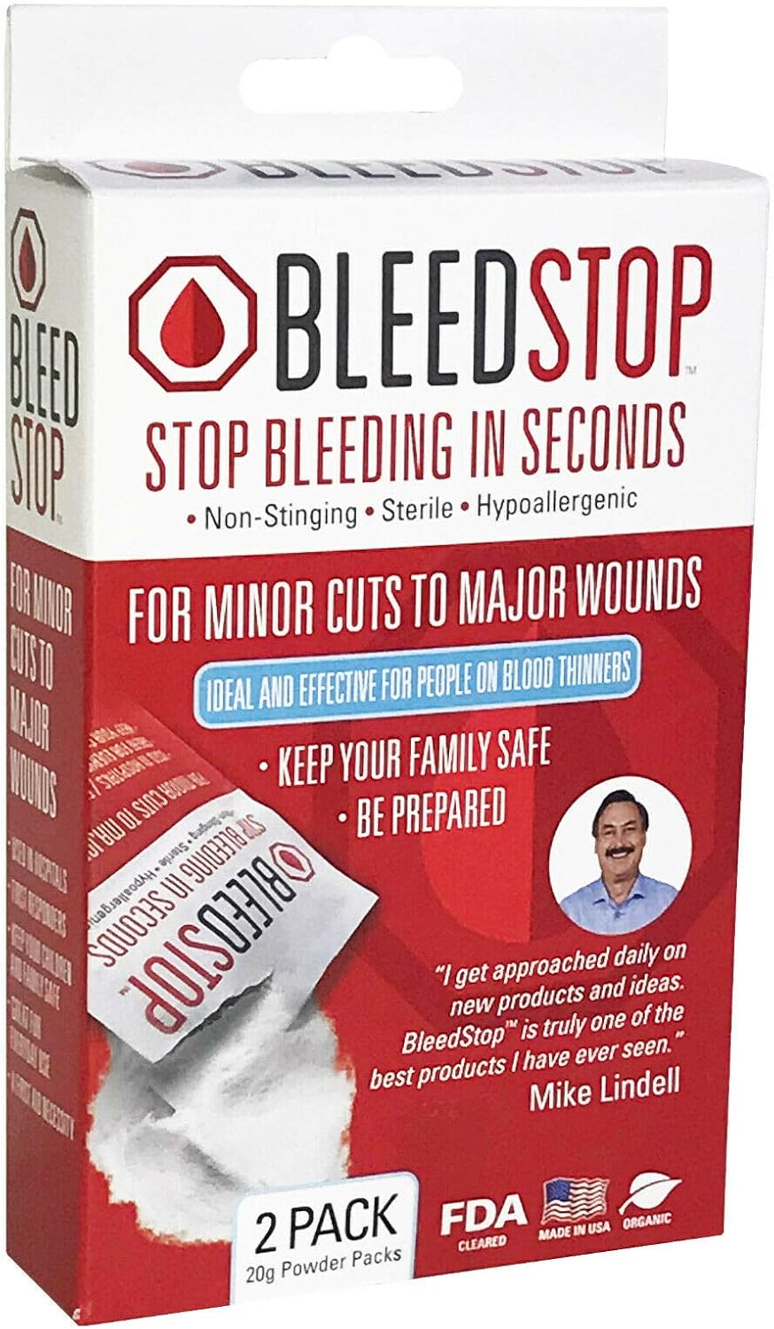 Bleedstop Stop Bleeding in Seconds Emergency First Aid for Home Kids and Family