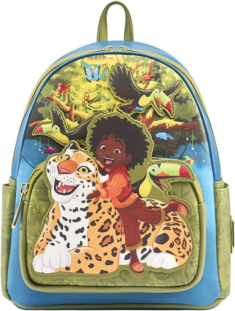 Loungefly Disney: Encanto Antonio & Parce The Jaguar Mini Backpack – Stylish, Compact Design