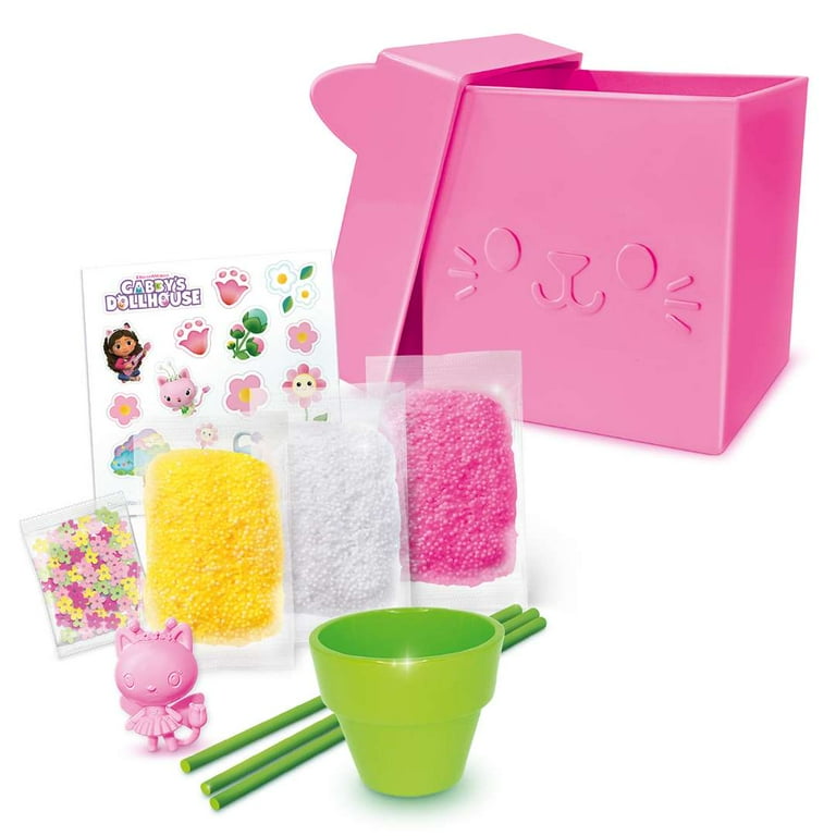Gabby's Dollhouse Mini Cat Box Sensory Kit Kitty Fairy Foam Flowers
