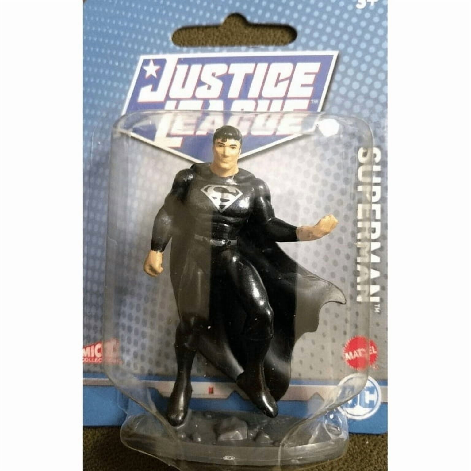 Justice League DC Micro 2" Superman (Black And Grey) Figurine