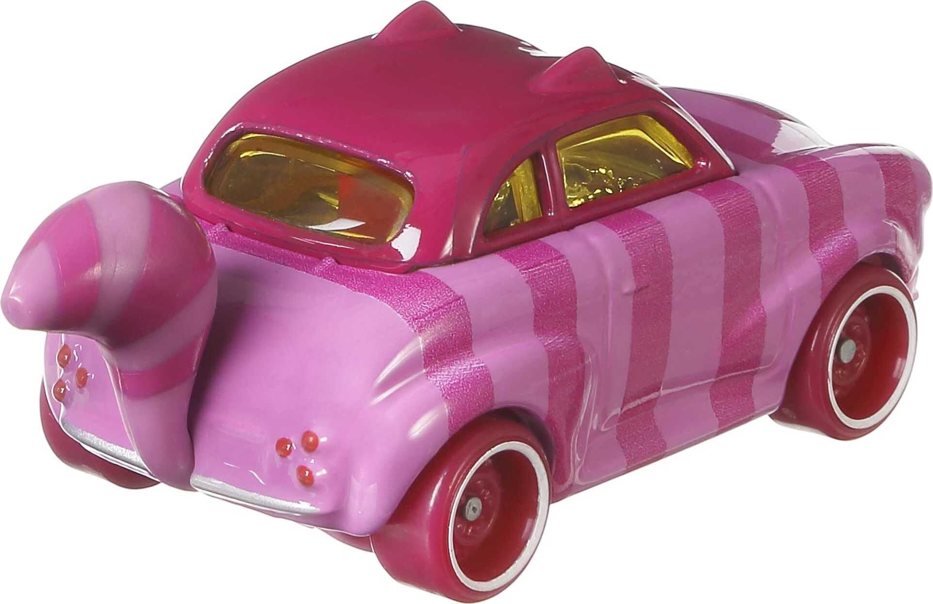 Disney 100 Edition Hot Wheels Character Car, Cheshire Cat, Scale 1:64, Perfect For Ages 3 Years & Up