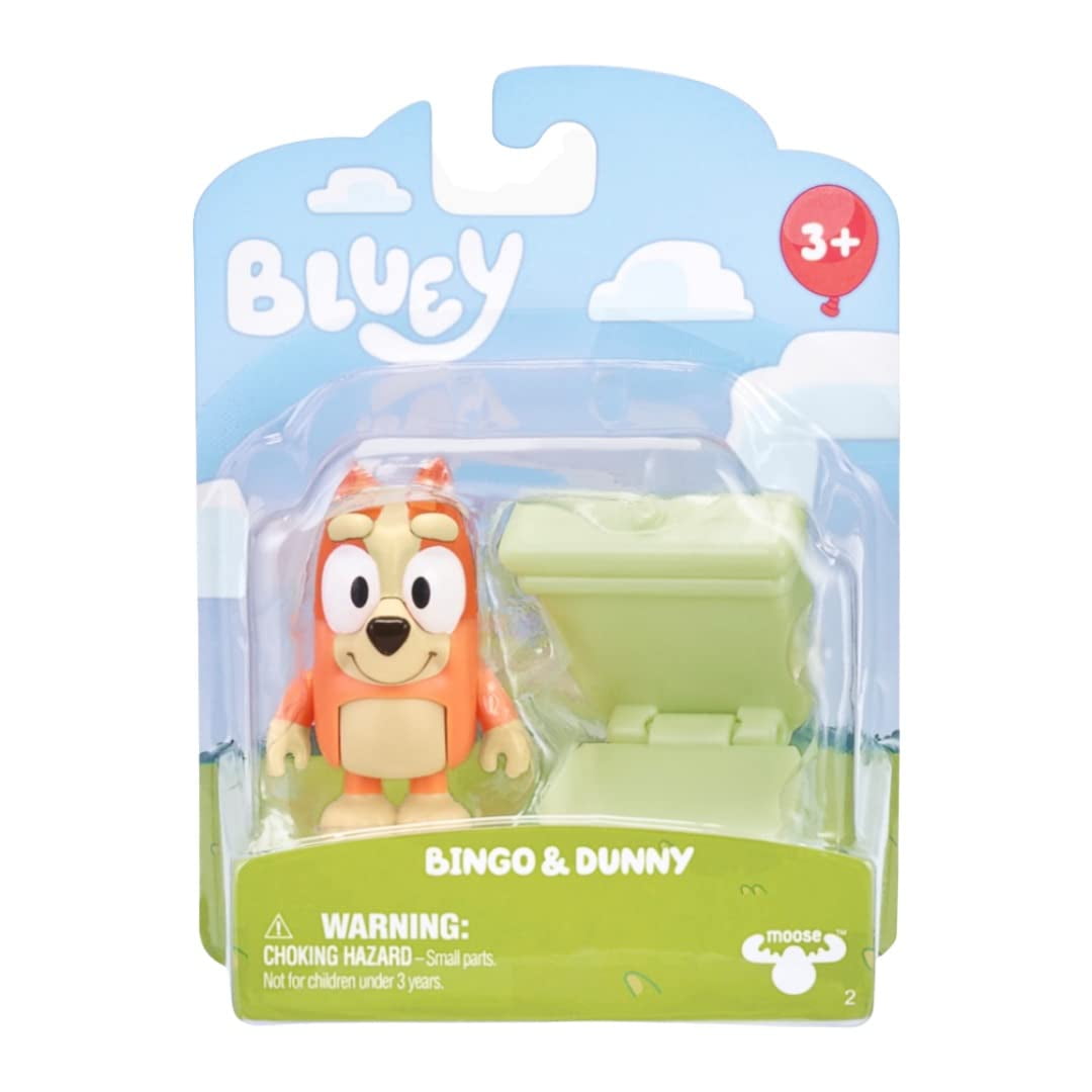 Bluey Story Series 9 Figure Pack Including Accessory (Bingo And Dunny)