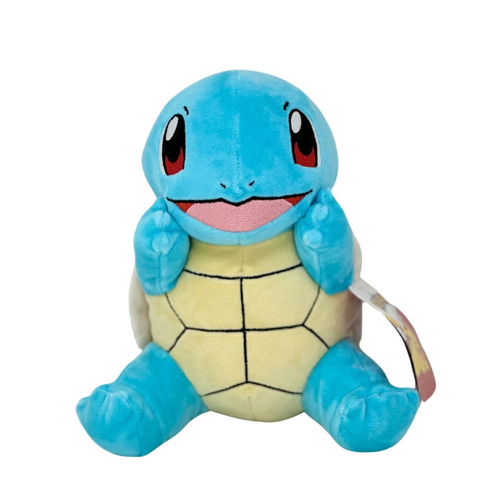 8 Inch Pokemon Squirtle Core Plush, Soft And Cuddly Plushie
