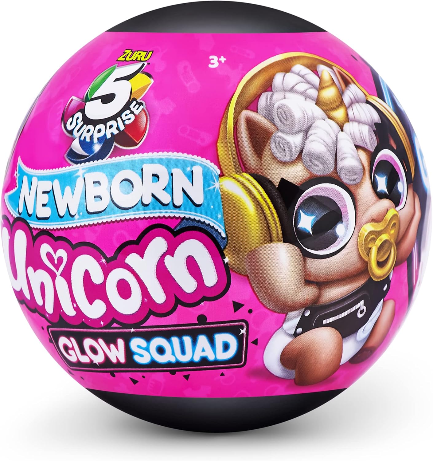 Zuru 5 Surprise Unicorn Squad Baby Unicorns Glow In the Dark New Series 3