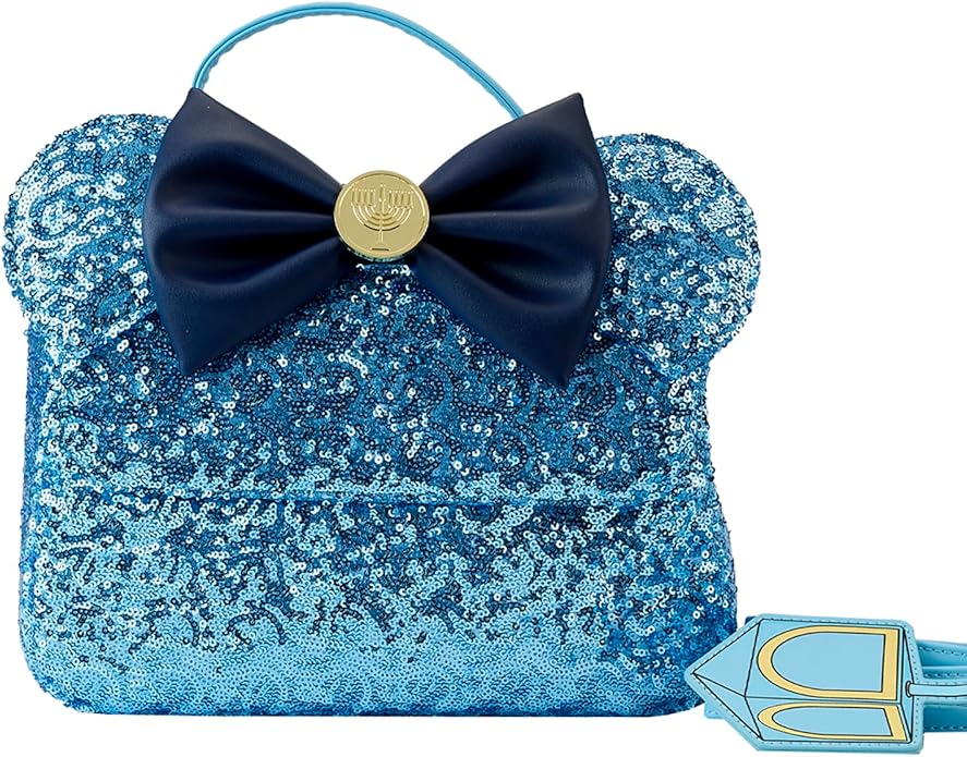 Loungefly: Disney Minnie Mouse Hanukkah Dreidel Crossbody – Stylish, Compact Design