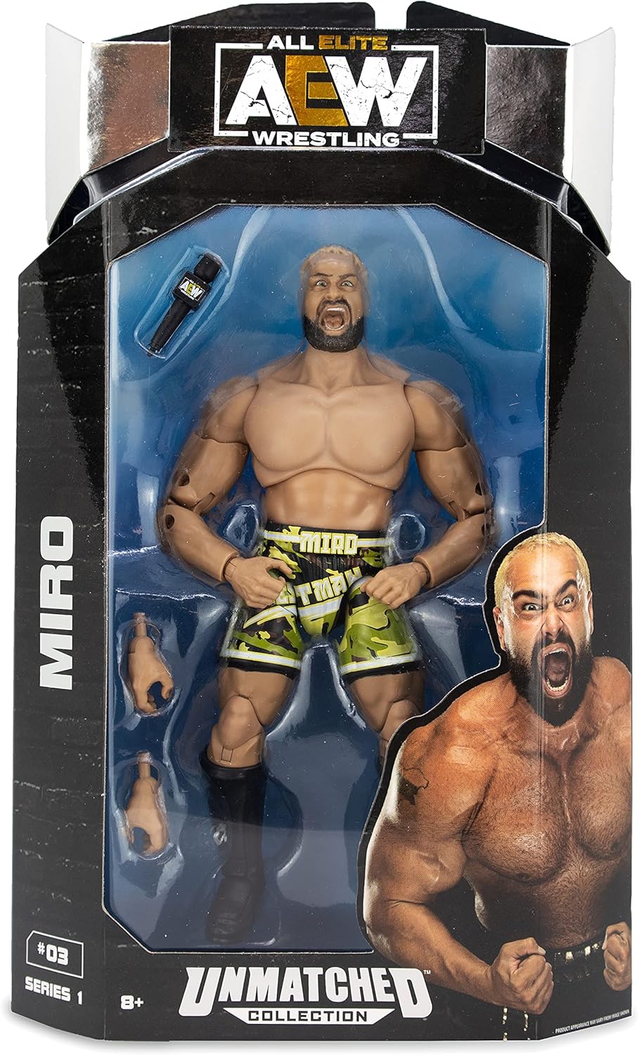 All Elite Wrestling Miro Action Figure Unmatched Collection Figure - Series 1