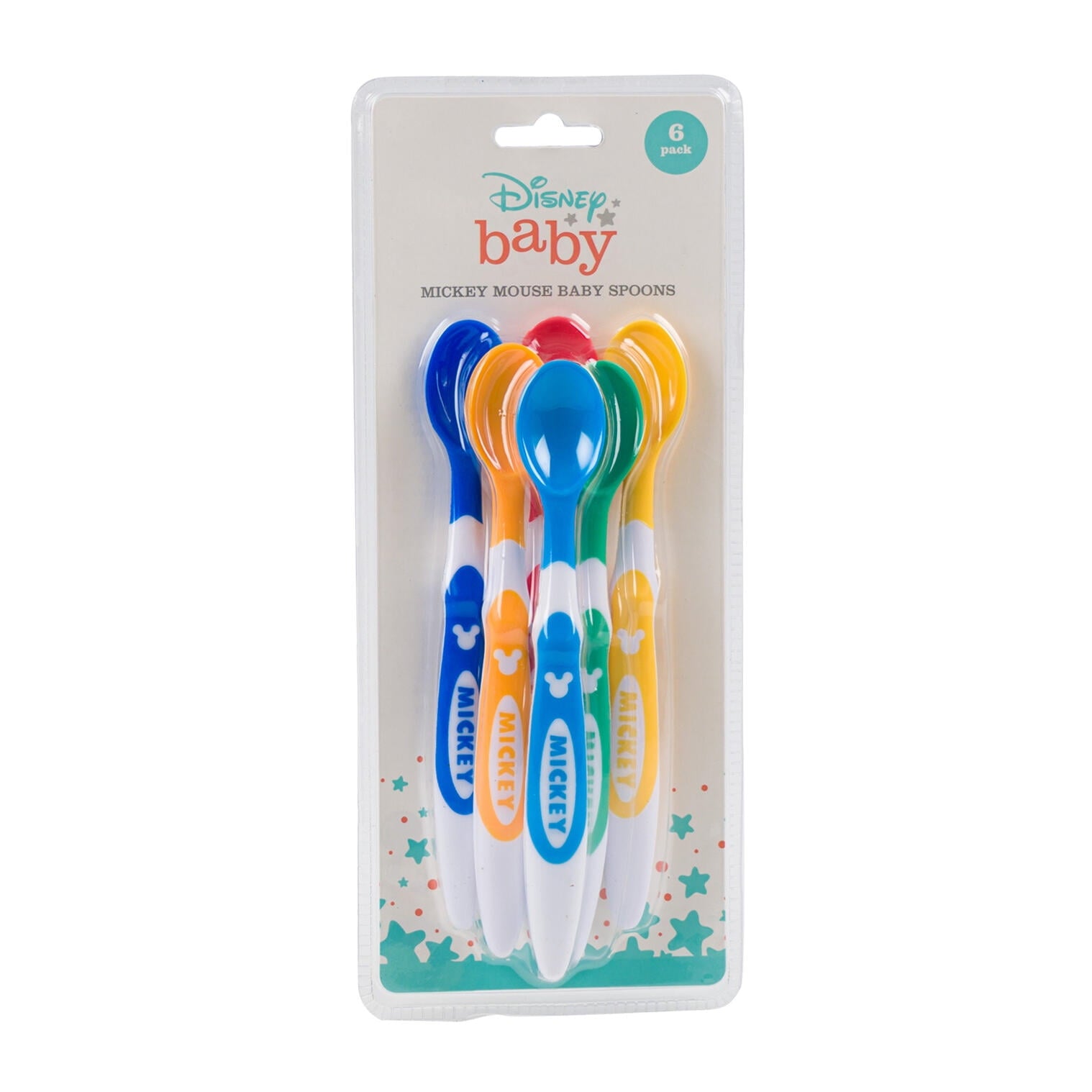 Disney Baby 6-Pack Mickey Mouse Multicolor Spoon Set
