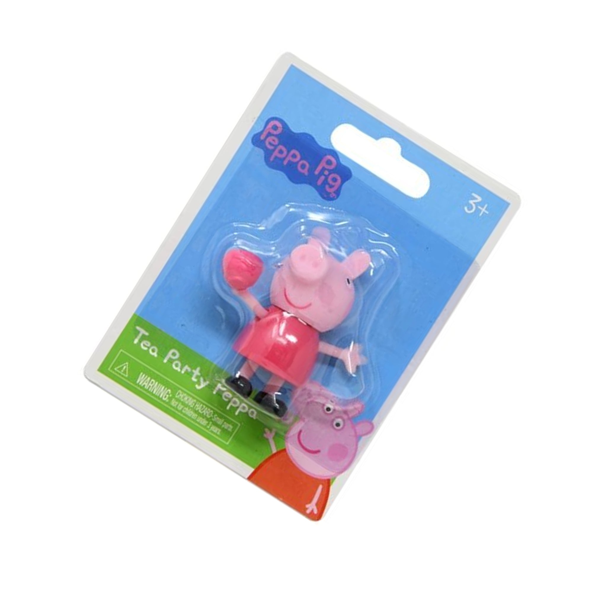 Peppa Pig Miniature Figure On Blister Card - Tea Party Peppa Pig