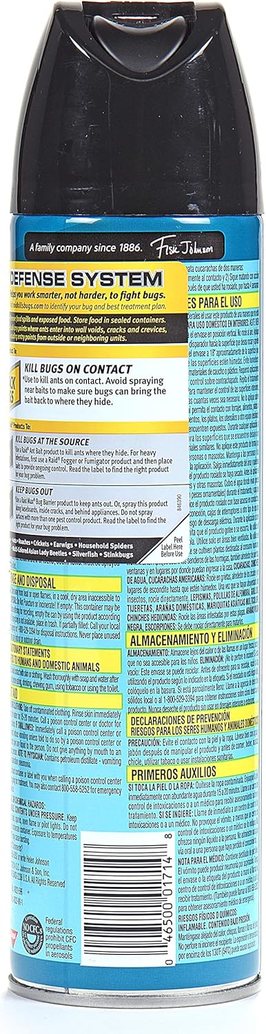 Raid Ant Killer 26, Insecticide Spray for Home, Pine Forest Fresh Scent, 17.5 oz