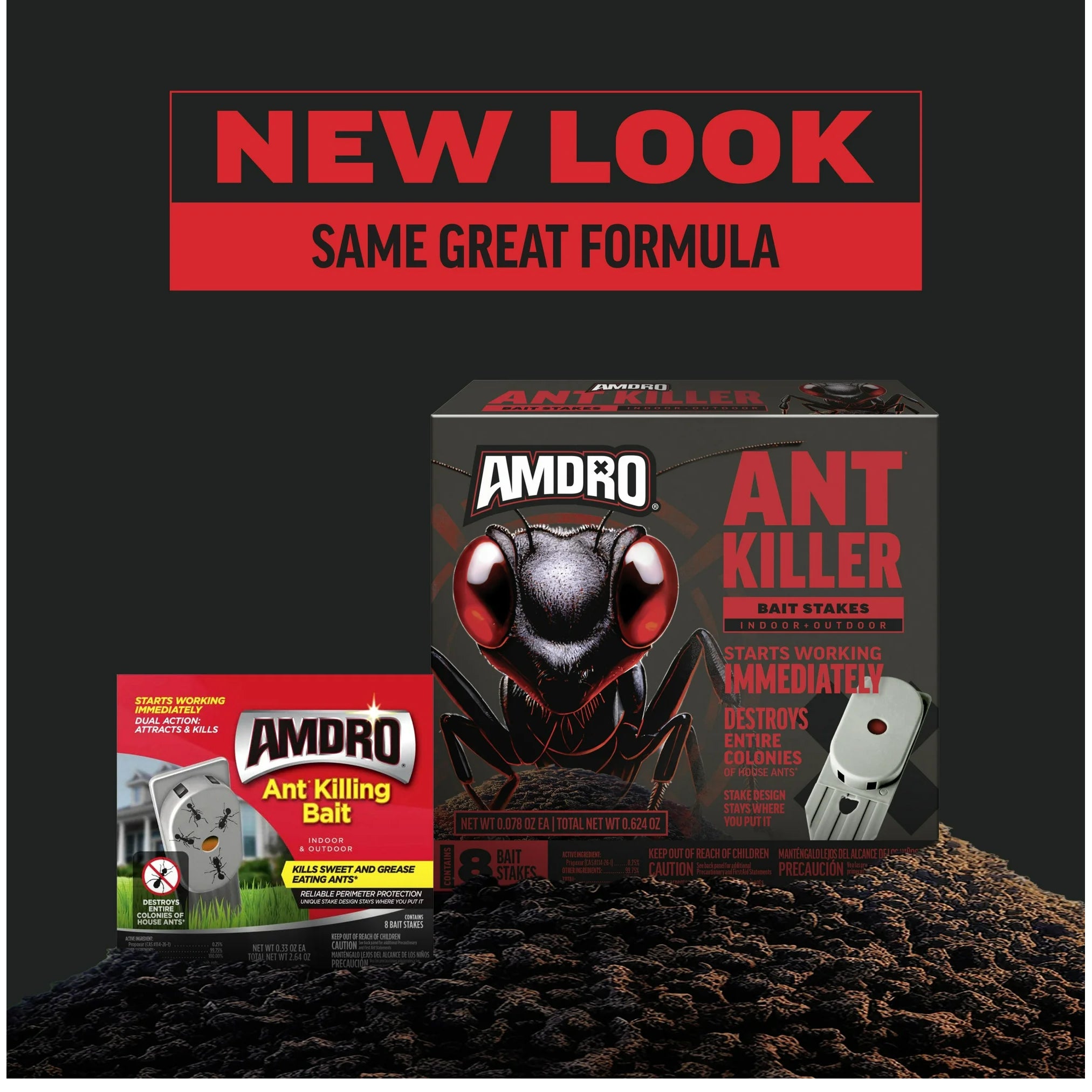 Amdro Ant Killing Bait Indoor & Outdoor Stakes 8pk - Packaging may vary!