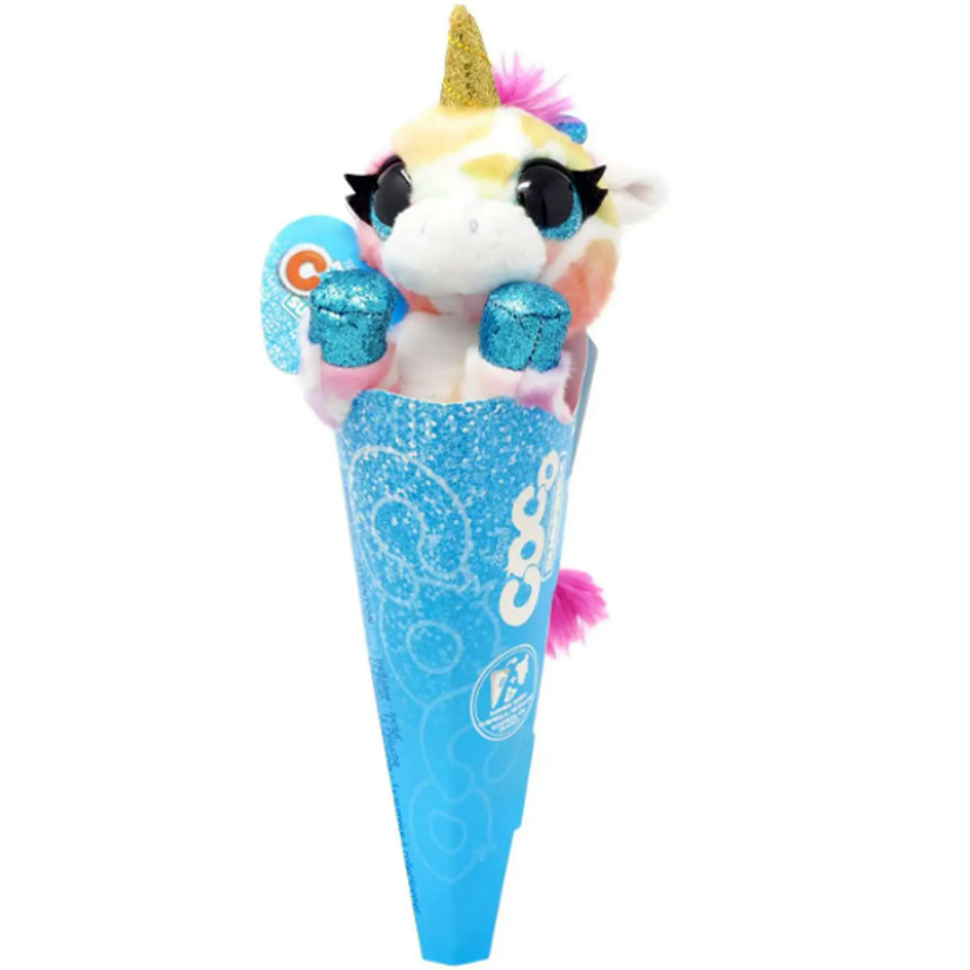 Coco Cones Surprise Fantasy Series Squish Animal Collectible Plush Toy by ZURU