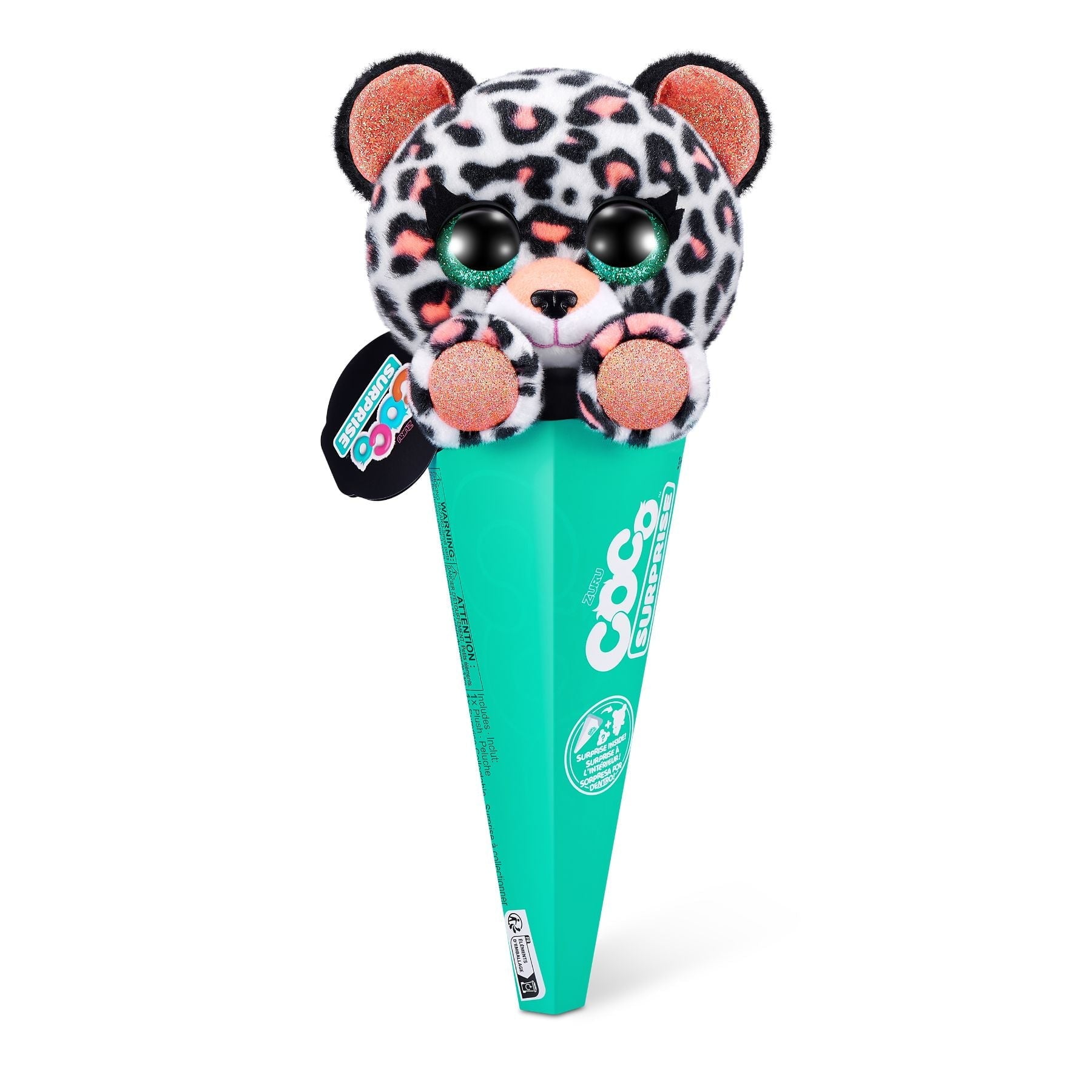 Coco Cones Surprise Neon Series Otto (White) Animal Plush Toy by ZURU