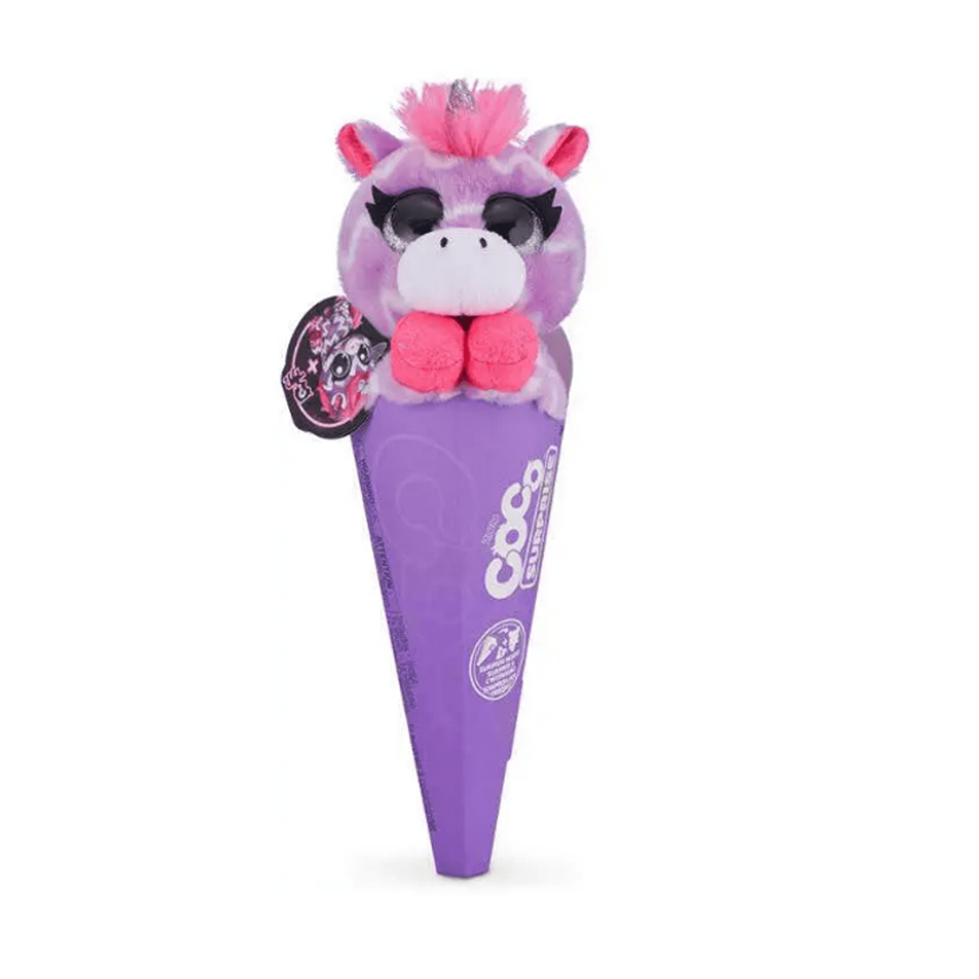 Coco Cones Surprise Neon Series Ziggy Animal Plush Toy by ZURU