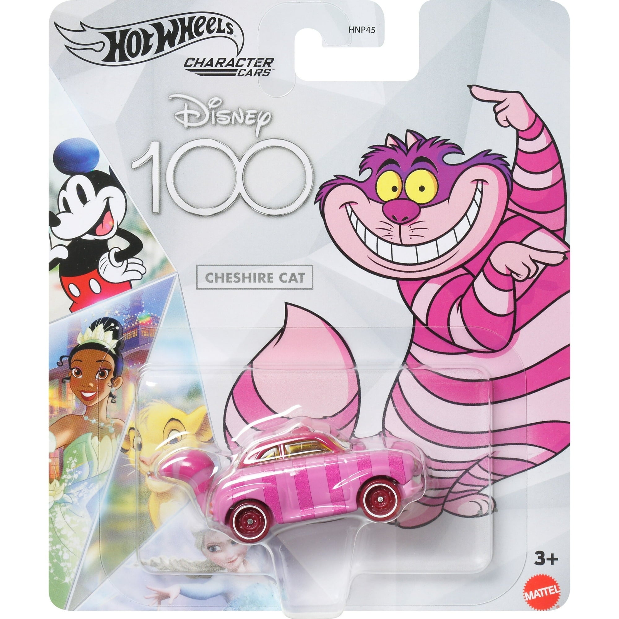 Disney 100 Edition Hot Wheels Character Car, Cheshire Cat, Scale 1:64, Perfect For Ages 3 Years & Up