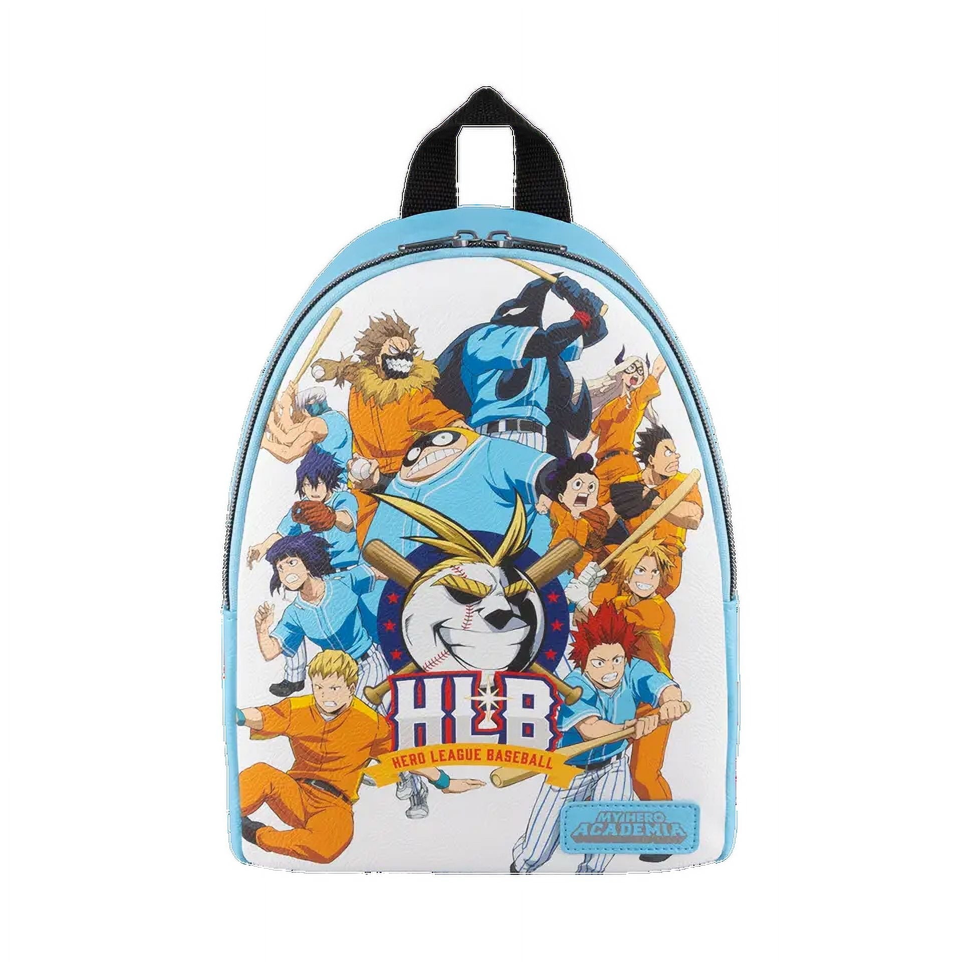 Loungefly: Hero League Baseball My Hero Academia Mini Backpack – Stylish, Compact Design