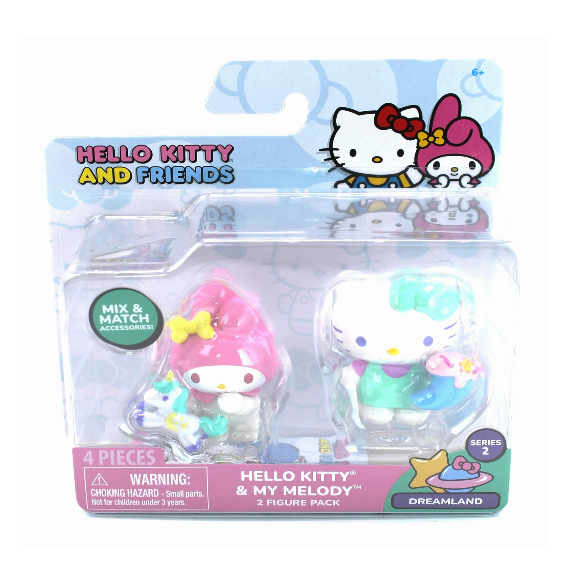 Hello Kitty and Friends Series 2 Dreamland 2 Inch Figures - Hello Kitty And My Melody