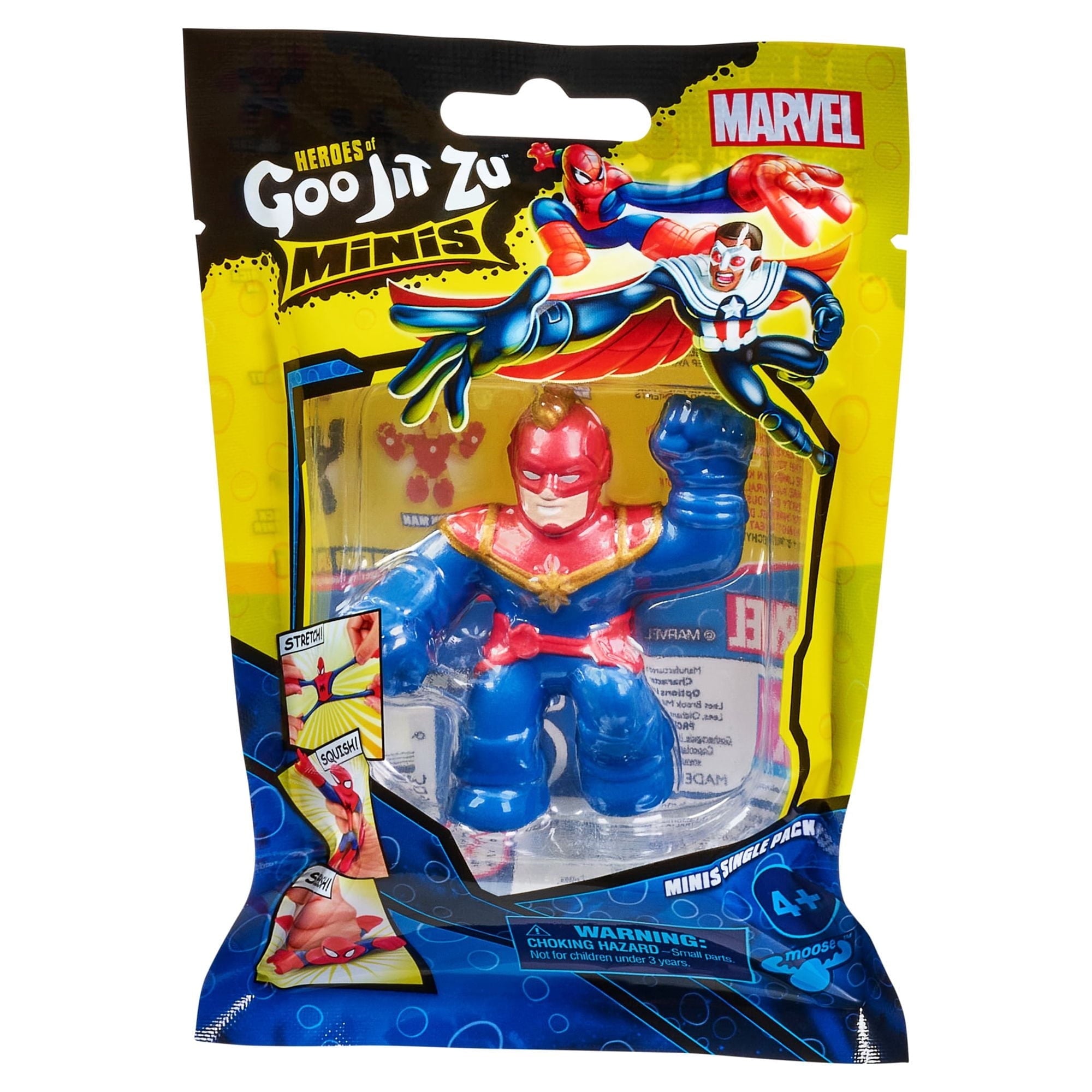 Heroes of Goo Jit Zu Minis Captain Marvel Action Figure