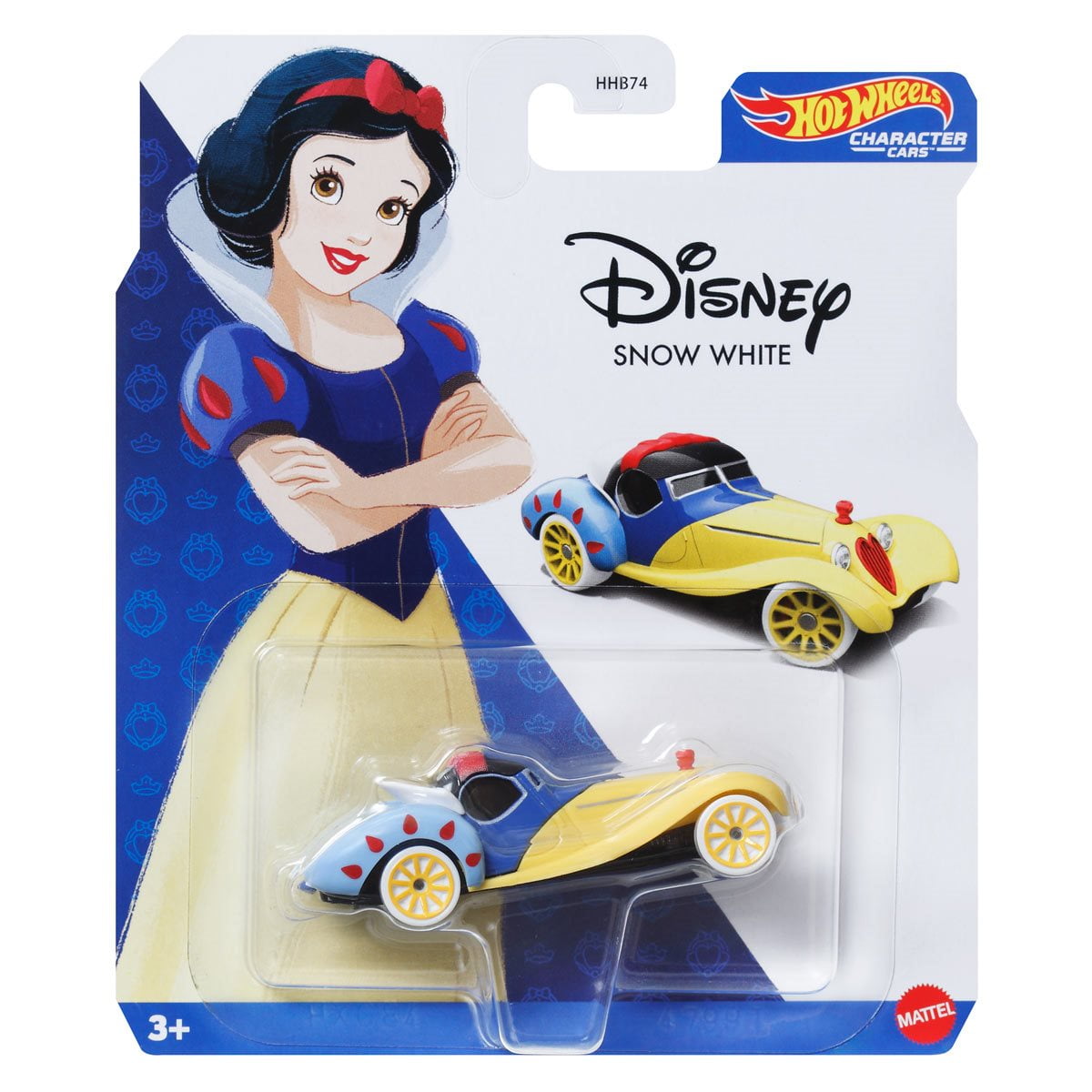 Hot Wheels Licensed Character Car (Disney Princess Snow White), Gift for Kids 3 Years & up & Collectors
