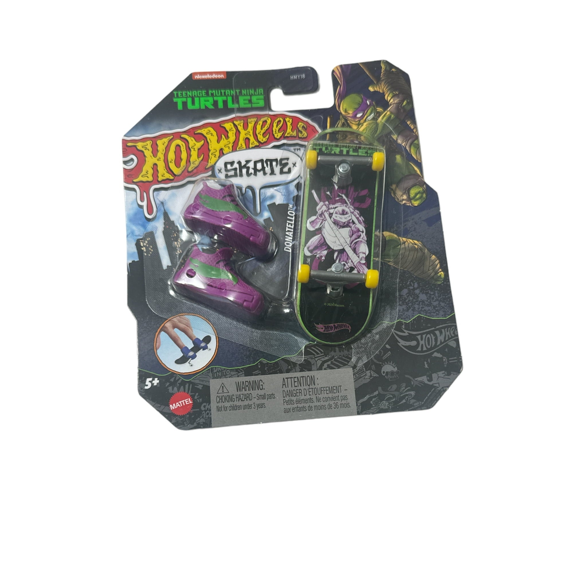Hot Wheels Skate Fingerboard Teenage Mutant Ninja Turtles Donatello