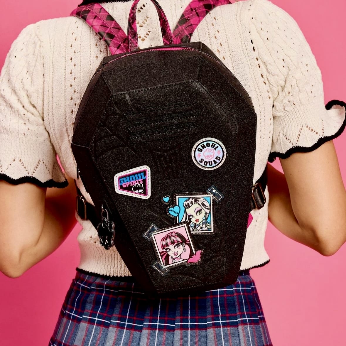 Loungefly: Mattel Monster High Crypt Locker Backpack – Stylish, Compact Design