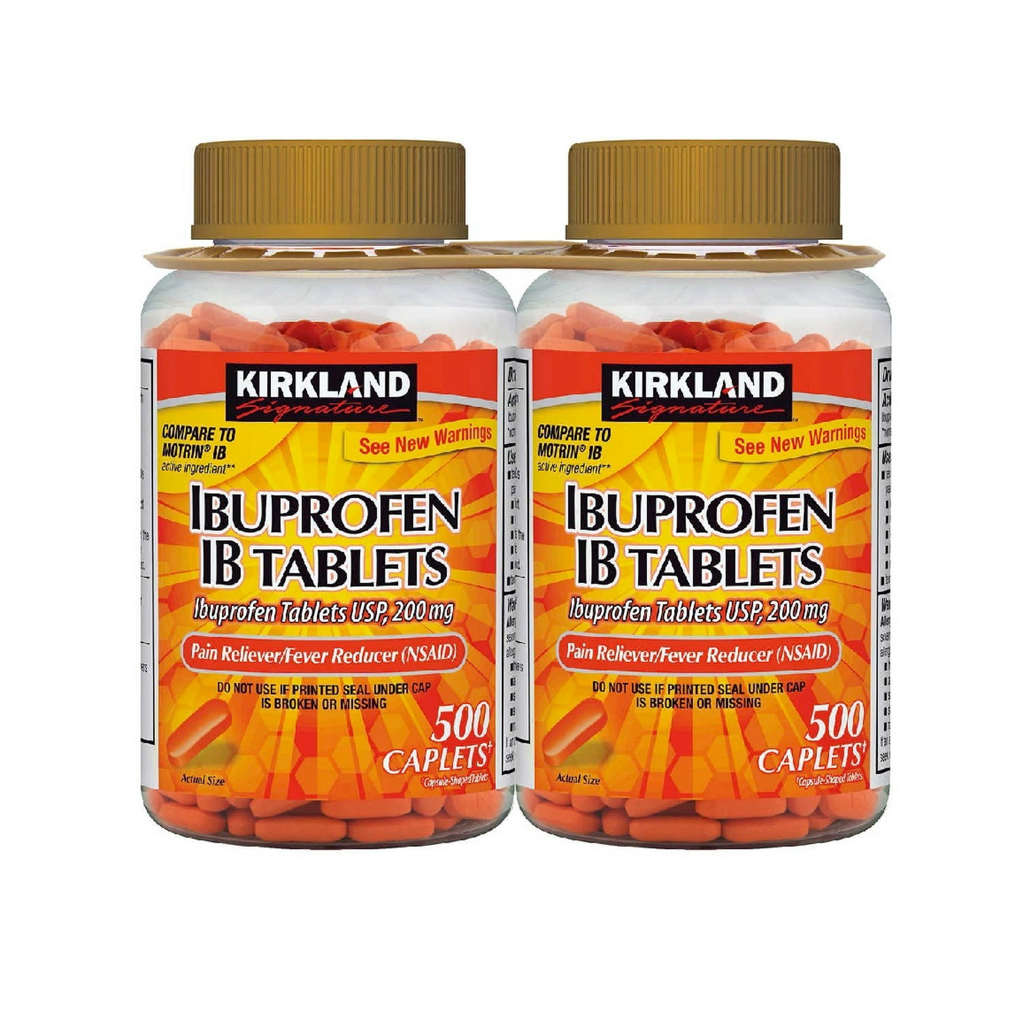 Kirkland Signature Ibuprofen IB, 200 mg, 1,000 Caplets