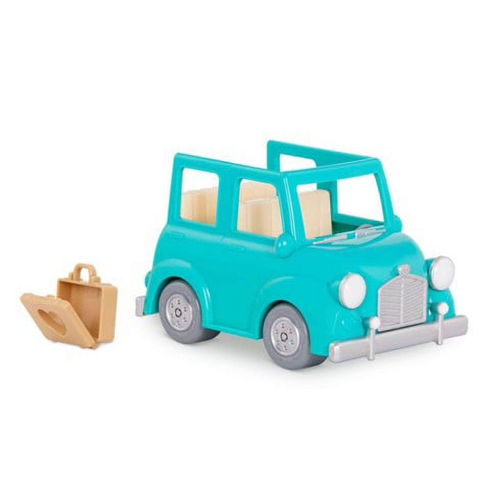 Li'l Woodzeez Play Vehicle, Blue Car included with Suitcase