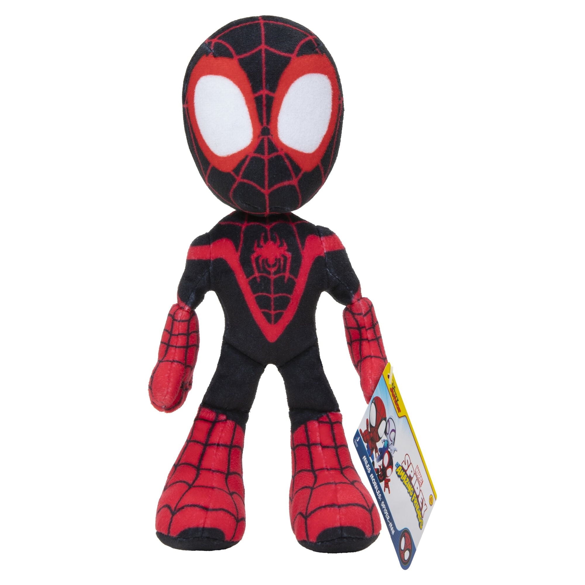 Marvel Spidey and His Amazing Friends Spin Plush - 8 inch Super Soft Super Hero Plush