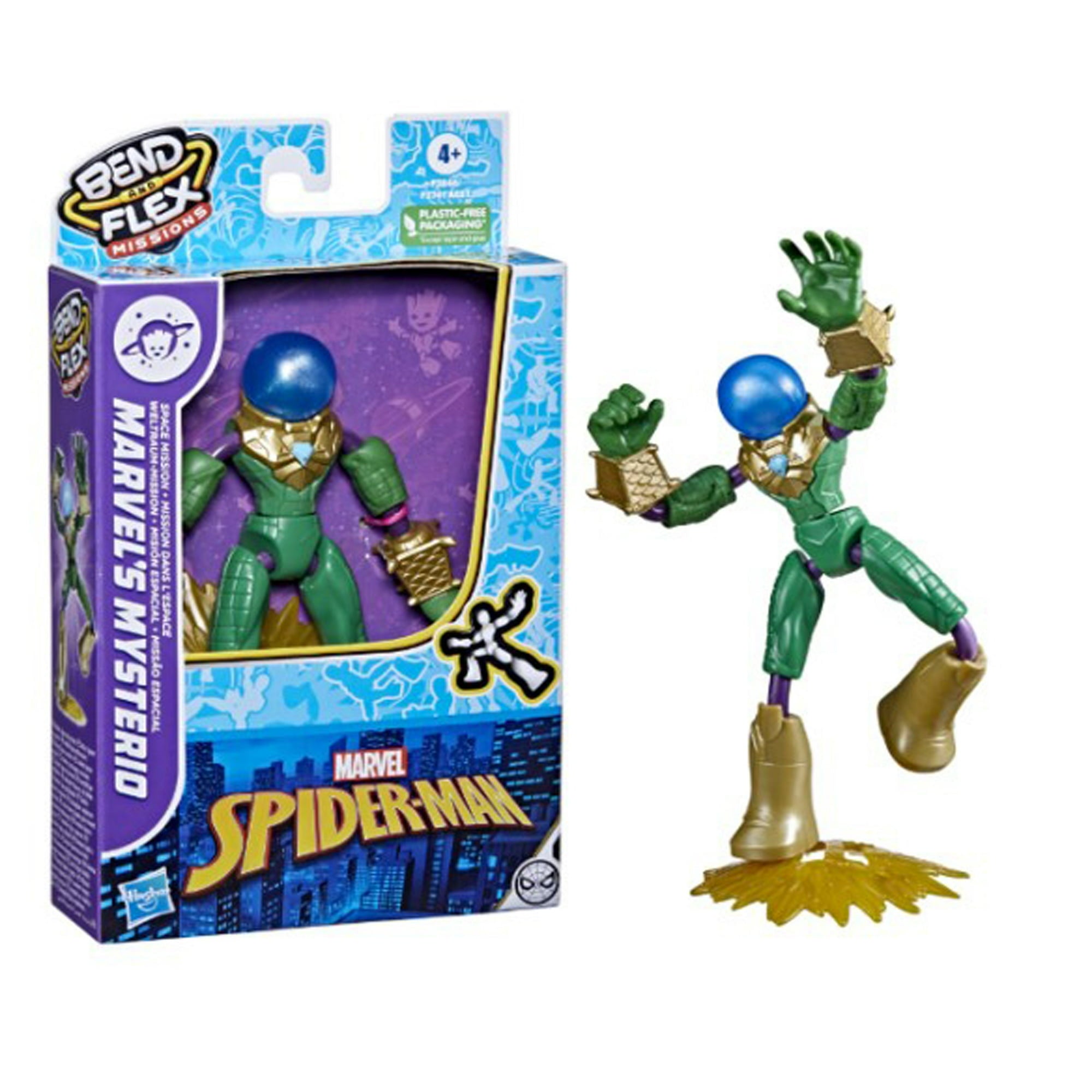 Marvel Spider-Man Bend and Flex Missions Marvel’s Mysterio Space Mission Action Figure