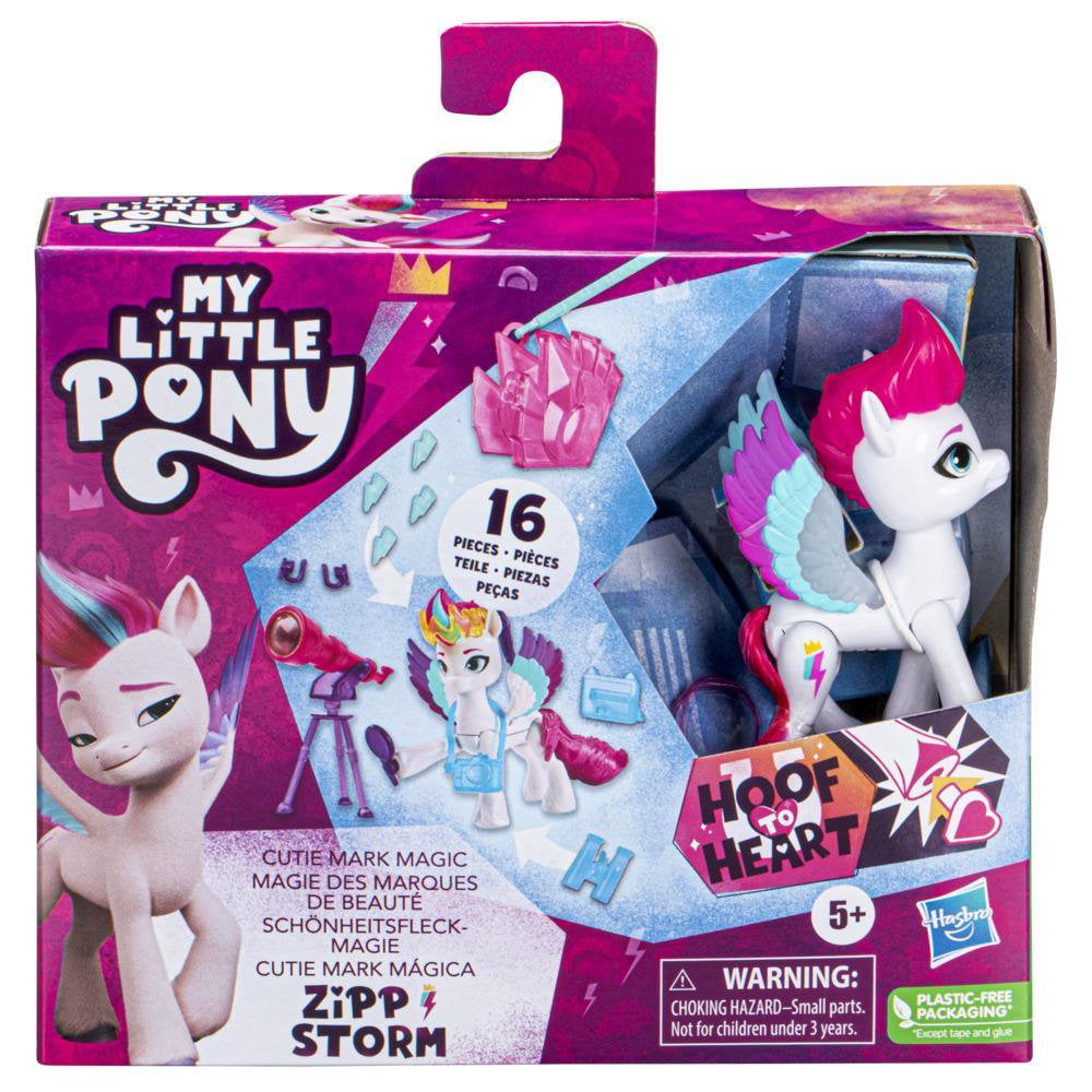 My Little Pony: Make Your Mark Toy Cutie Mark Magic Zipp Storm - 3-Inch Hoof to Heart Pony for Kids Ages 5 and Up