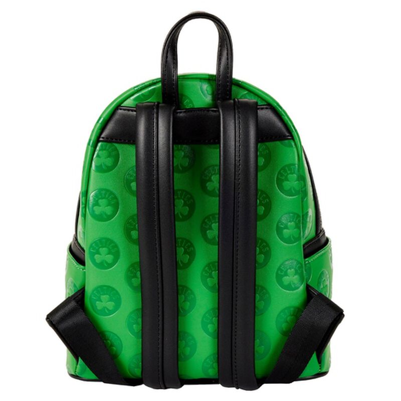Loungefly: NBA Boston Celtics Logo Mini Backpack – Stylish, Compact Design with Iconic Team Branding