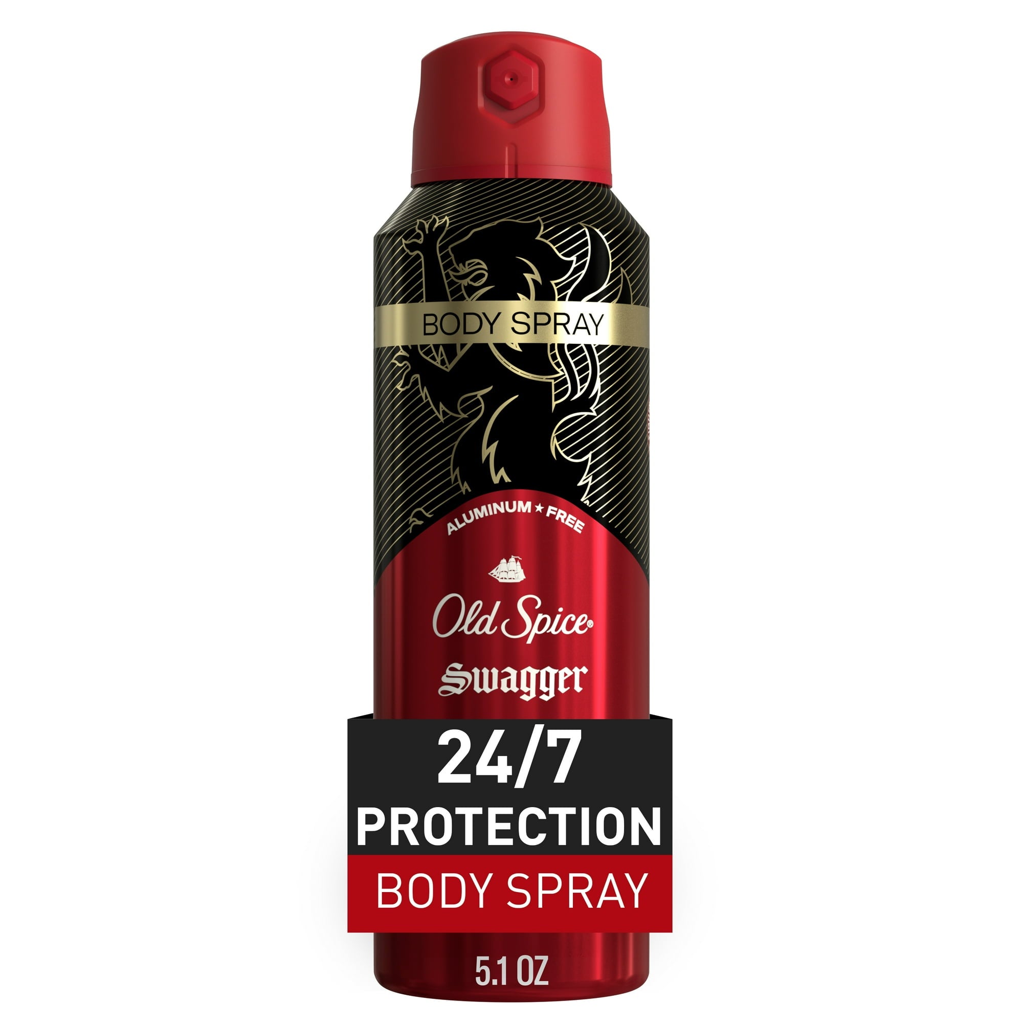 Old Spice Old Spice Aluminum Free Body Spray for Men, Swagger, 5.1 ounce